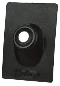 No-Calk 9-1/4 in. W x 2 in. L Plastic Roof Flashing Black