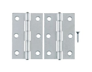 3 in. L Zinc-Plated Narrow Hinge 2 pk