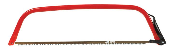 30 in. Carbon Steel Raker Tooth Bow Saw