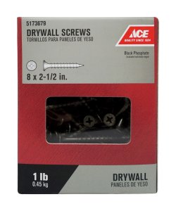 No. 8 x 2-1/2 in. L Phillips Drywall Screws 1 lb. 114 pk