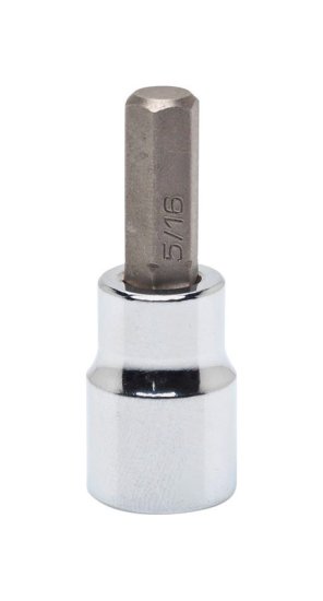 10 mm x 3/8 in. drive Metric 6 Point Standard Hex Bit S