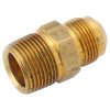 (image for)  15/16 in. Male Flare in. X 1/2 in. D MIP Gold Brass Gas Appliance Adapter