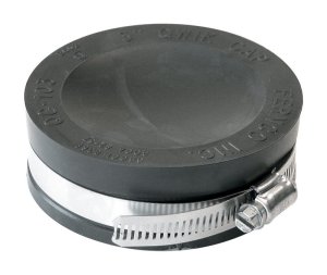 Schedule 40 3 in. Hub Hub PVC Drain Cap