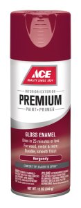 Premium Gloss Burgundy Enamel Spray Paint 12 oz.