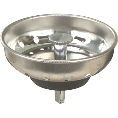 BASKET STRAINER WITH POST, STAINLESS STEEL