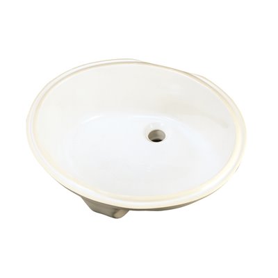 15-1/8 in. Undercounter Sink Basin in White