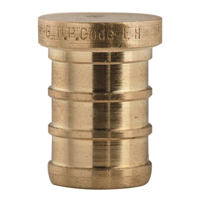 TEST PLUG BRASS 1/2 IN. LEAD FREE