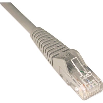 CAT6 SNAGLESS PATCH CABLE, 50 FT., GRAY