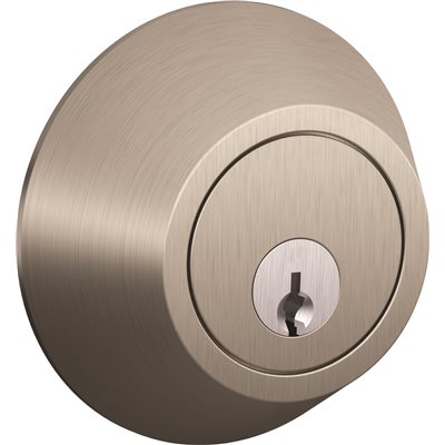 Satin Nickel Single Cylinder Deadbolt