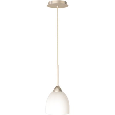 1-Light Brushed Nickel Pendant