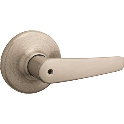 Satin Nickel Privacy Door Lever Delta