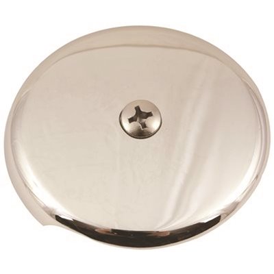 Bath Drain Face Plate 1 Hole Chrome