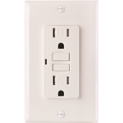 GFCI 15 Amp 120-Volt White