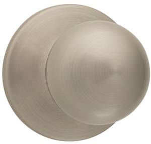 Satin Nickel Steel Passage Door Knob Polo