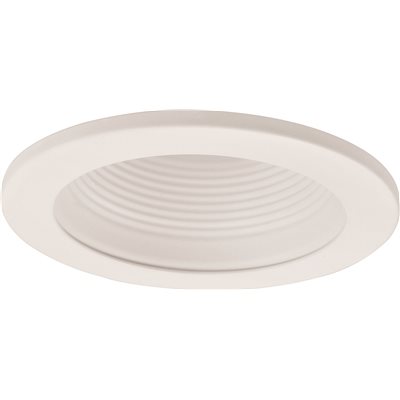 RECESSED LIGHTING UNIVERSAL 4 IN. WHITE METAL BAFFLE WI