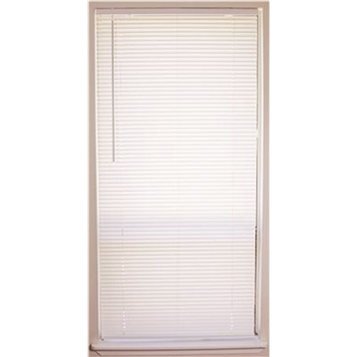 48 in. W x 72 in. L White 1 in. Vinyl Blind