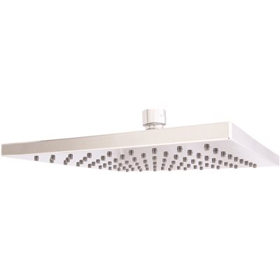 1-Spray 8 in. Single Ceiling Mount Low Flow Fixed Showerhead