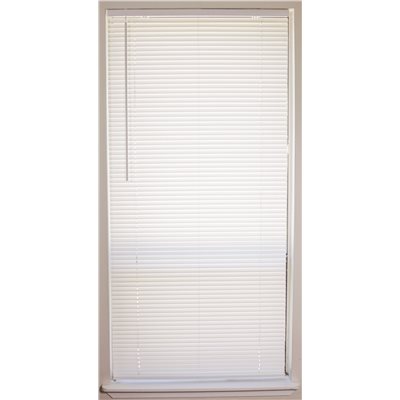 34 in. W x 48 in. L White 1 in. Vinyl Blinds