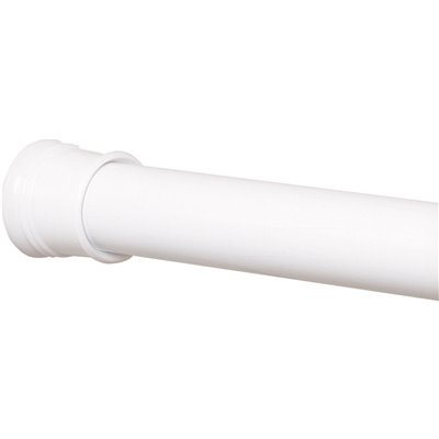 (image for) 44 in. to 72 in. Adjustable Shower Rod White