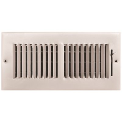 10 in. x 4 in. 2-Way Steel Wall/Ceiling Register