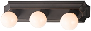 18 in. Vanity Light 3-Bulb Oil Rubbed Bronze