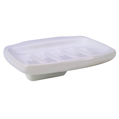 Ceramic Soap Dish, Slip-On Clip