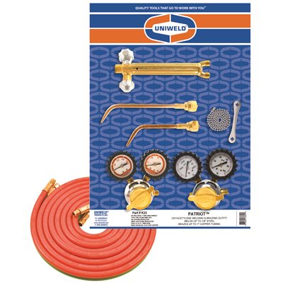 UNIWELD PRODUCTS UNIWELD K23 OXYGEN/ACETYLENE BRAZING KIT