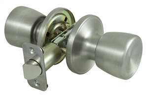 Satin Stainless Steel Passage Door Knob Tulip