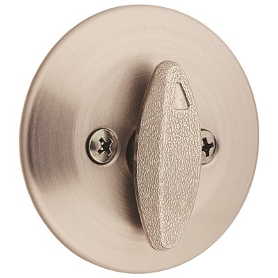 Satin Nickel Single-Sided Deadbolt