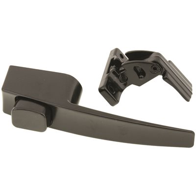 Latch with Hinge Free Handle Black