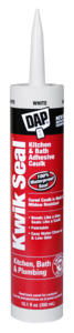 (image for) KWIK SEAL 18032 Adhesive Caulk, White, 10.1 oz Cartridge