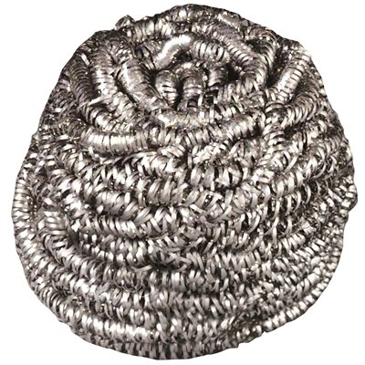 Choice 100g Large Stainless Steel Scrubber - 12/Pack